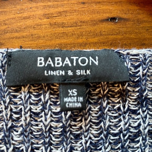 *NOT FOR SALE/SOLD* Aritzia Babaton Jarrod Linen Silk Sweater (Sz XS) - Picture 6 of 6